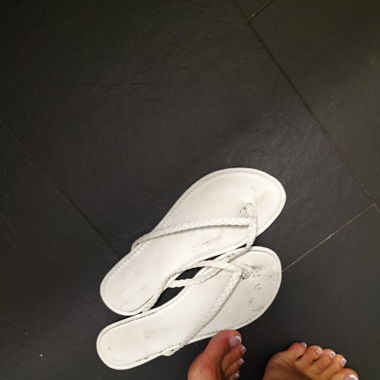 Flipflops oft getragen gr.42