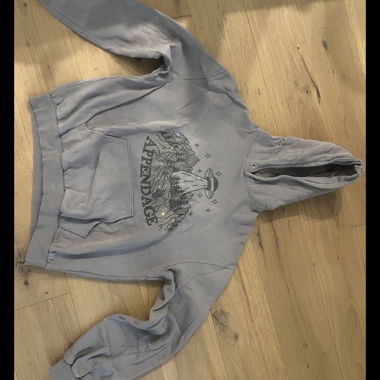 An-Appendage Hoodie Strass Cristal Gris Comme Neuf