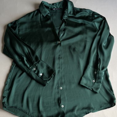 Camicia Zara in raso satinato