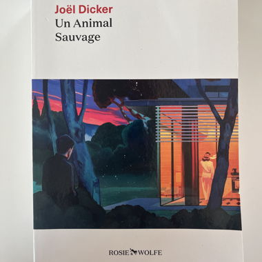 Livre Un Animal Sauvage Joël Dicker