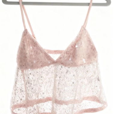 Pailletten-Top rosa