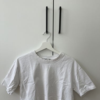 Weisses Crop Top