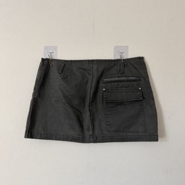 Zara Cargo Minirock Schwarz