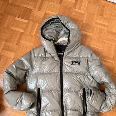 DSQ2 Daunenjacke mit Kapuze ORIGINAL