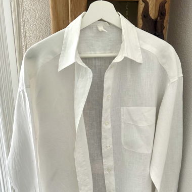 Weisses Leinenhemd H&M Gr. XS