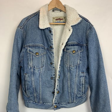 Stylische Chevrolet Jeansjacke Gr. S