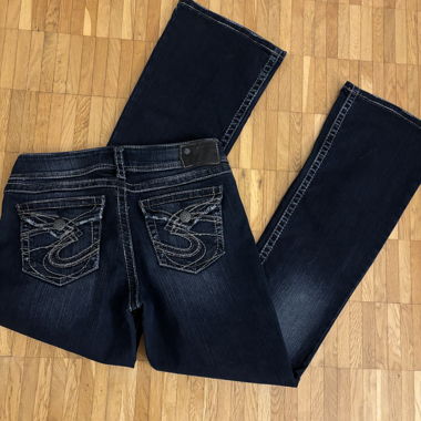 Dark blue vital flared jeans