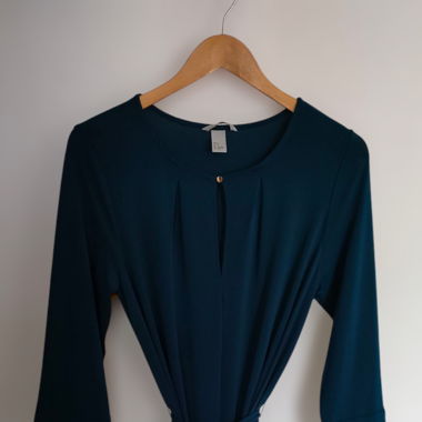 Robe classique bleue