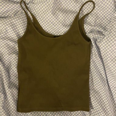 Top de soirée vert Massimo Dutti