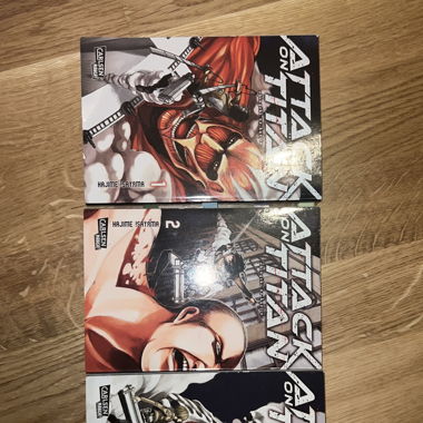 Attack on titan. 3 Bänder. Deutsch 
