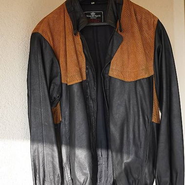 Blouson cuir Bruno de Angelis MILANO