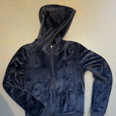 kurze velours jacke