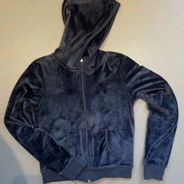 kurze velours jacke