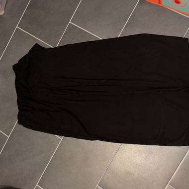 Schwarze leichte Sommer Hose