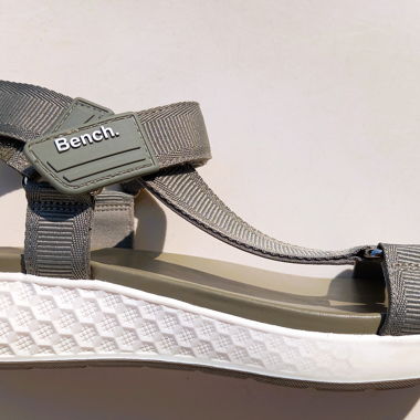 Bench Sustainable ankle strap wedge sandals 