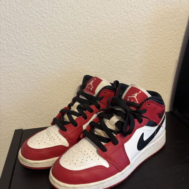 Nike Air Jordan 1 Chicago Sneakers rot-weiss
