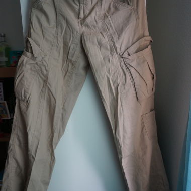 Pantalon cargo beige/cream
