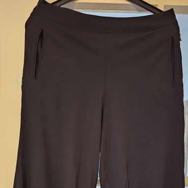 Pantalon large noir elegante Clemente taille 2