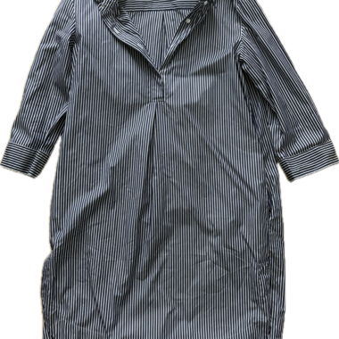 Abito camicia a righe