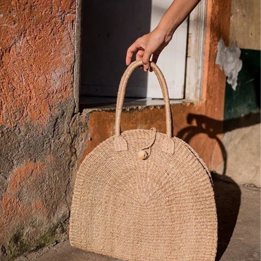 Handgewebte Strandtasche