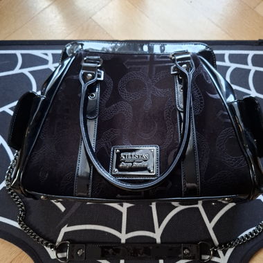 Black Velvet Killstar Handbag