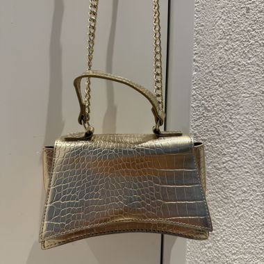 Sac bandoulière doré
