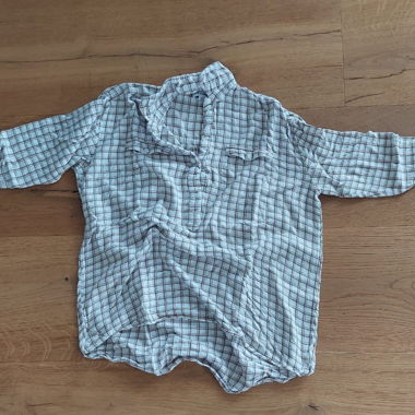 Blouse à manches longues à carreaux Etam