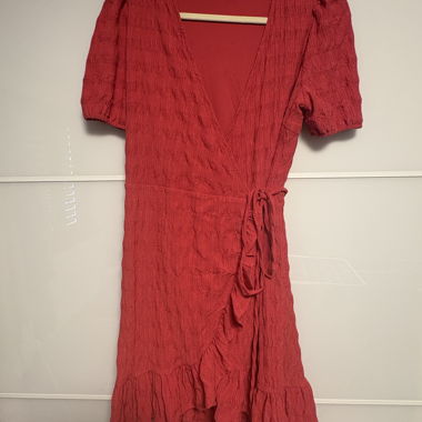 Robe portefeuille rouge