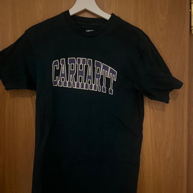 Carhartt WIP schwarzes Logo-T-Shirt XS