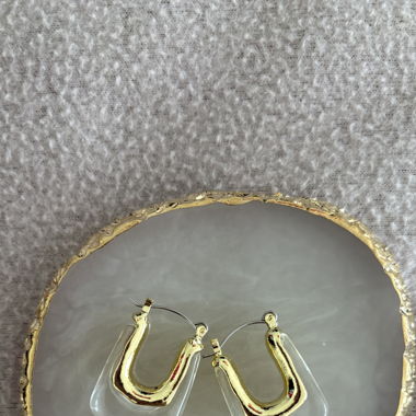 Transparent earrings