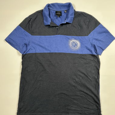 Polo Armani Exchange blau und schwarz