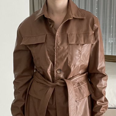 Kunstlederjacke