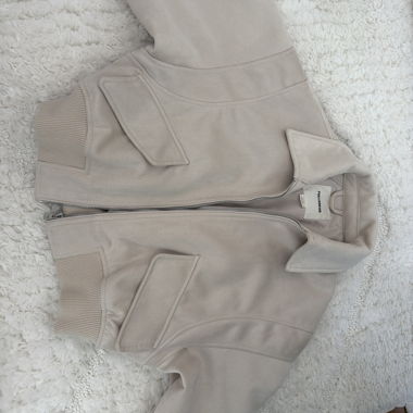 Beige Zip Jacket