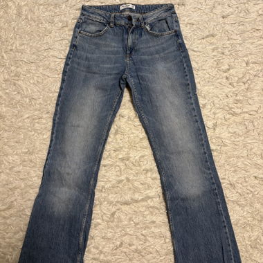 Jeans bootcut taille basse 