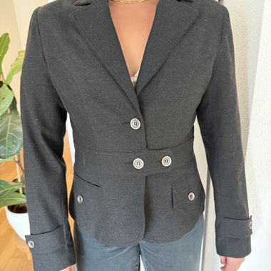 Blazer gris fonce