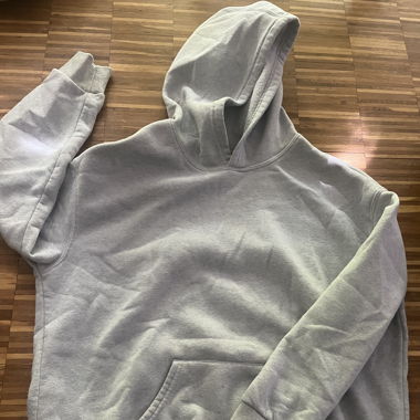 grauer hoodie
