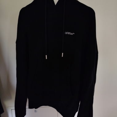 Off-White schwarzer Hoodie S