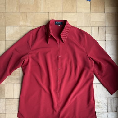 Red blouse