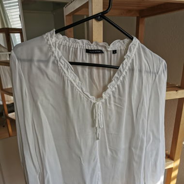 Weisse Bluse von Marco Polo