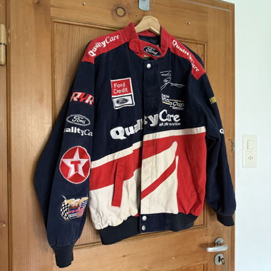 Giacca da corsa vintage Jeff Hamilton NASCAR