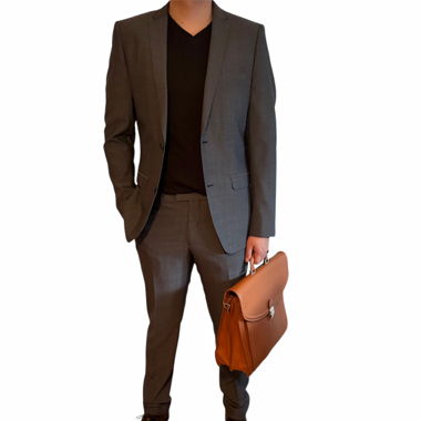 Anzug für Herren WE Fashion 50% Wolle 46
