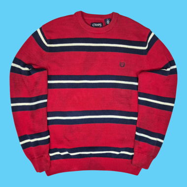 Chaps Ralph Lauren Strick Sweater, Rot/Blau/Weiss