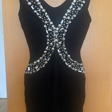 Black Sequin Dress