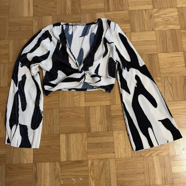 Gemustertes Cropped Top