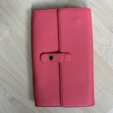 Portafoglio rosa / Organizer da viaggio
