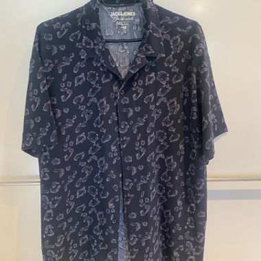 Camicia a maniche corte con motivo