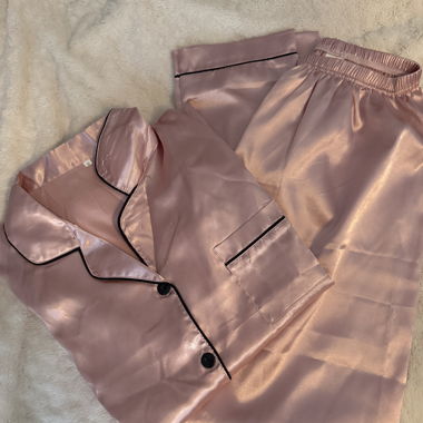 Pyjama haut et bas rose 
