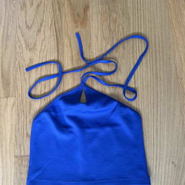 halter neck crop top