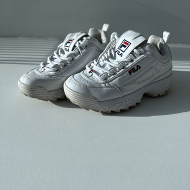 Weisse FILA-Sneaker