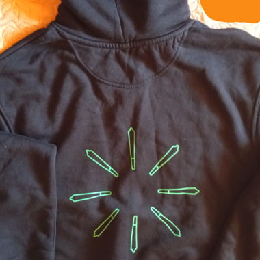 Black Hooded Sweatshirt